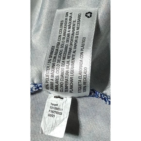 Wild Fable Dress Womens Size XXL Blue Purple Velvet Long Sleeve Ruched Bodycon - Picture 11 of 11